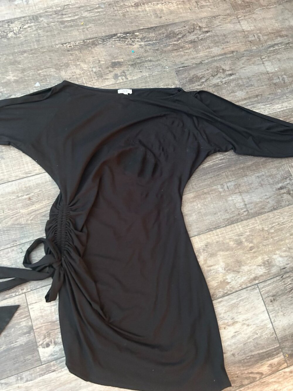 Cache Black Cold Shoulder Dress - Size Large Vintage